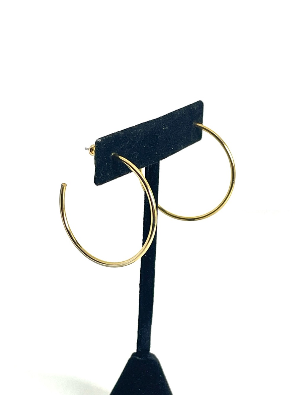 Gold Tone Hoops